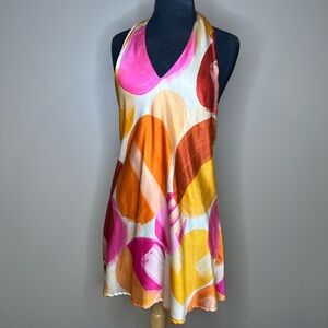 Shore Silky Slip Dress Womens S Mini Halter